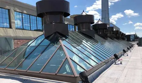 Structural Hip Ridge Skylights